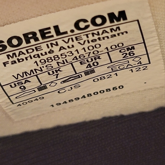 Sorel Explorer Blitz Leisure Lace Sneaker Size 9 - Picture 16 of 16